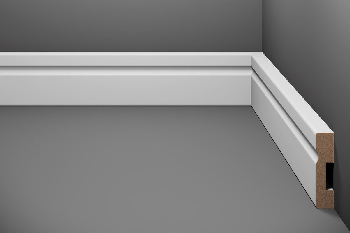 RODAPÉ ESTILO MDF 5CM - BRANCO