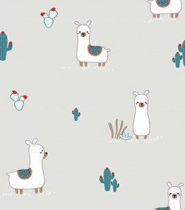 Papel de Parede Fofura Baby - Lhamas CÓD: FF4027