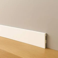 RODAPÉ LISO DE 3CM BRANCO POLIESTIRENO LINHA SLIM
