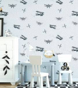 Papel de Parede Fofura Baby - Avião CÓD: FF4038