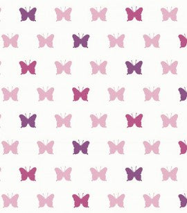Papel de Parede Fofura Baby - Borboletas Glitter CÓD: FF4056