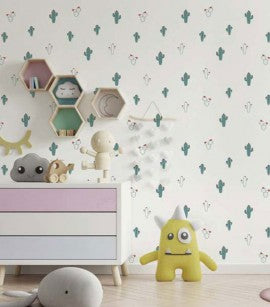 Papel de Parede Fofura Baby - Cactos CÓD: FF4011