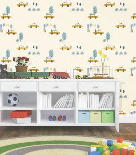 Papel de Parede Fofura Baby - Carros CÓD: FF4010