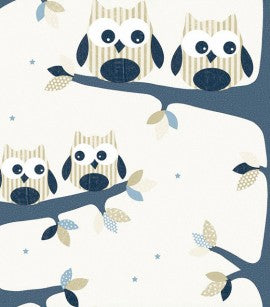 Papel de Parede Fofura Baby - Corujas CÓD: FF4044