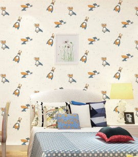 Papel de Parede Fofura Baby - Heróis CÓD: FF4042